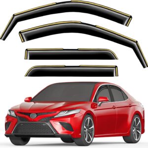 AUCT 22620 - $51 in-Channel Window Visors Rain Guards for Toyota Camry 2018-2024