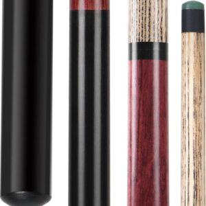 AUCT 20557 - $80 AKLOT Heavy Hitter Jump Break Cue- 21oz 3 Piece Pool Stick 14mm Bakelite Tip for Explo