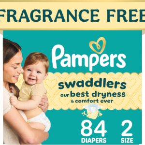AUCT 20954 - Swaddlers Diapers, Size 2 (10-22 lbs), 84 Count, Absorbent, Keeps Baby Dry and Comfortable