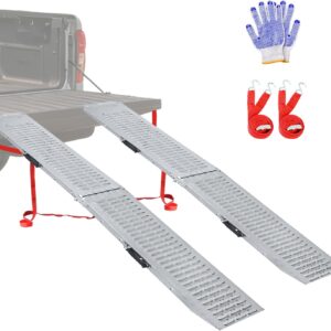 AUCT 22581 - $122 LIEKUMM 74" ATV Ramps 2-Pack, 880 lbs Loading Ramps for Pickup Trucks