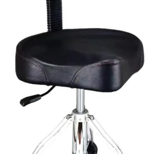 AUCT 20264 - $92 Heavy Duty Hydraulic Adjustable Drum Throne with Backrest for Adults
