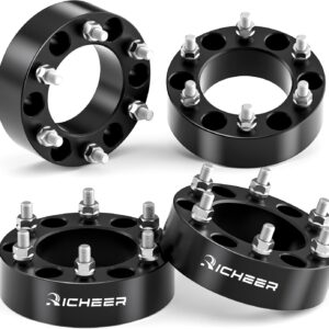 AUCT 21030 - $113 Richeer 2 inch 6x5.5 Wheel Spacers for Silverado Suburban Sierra 1500
