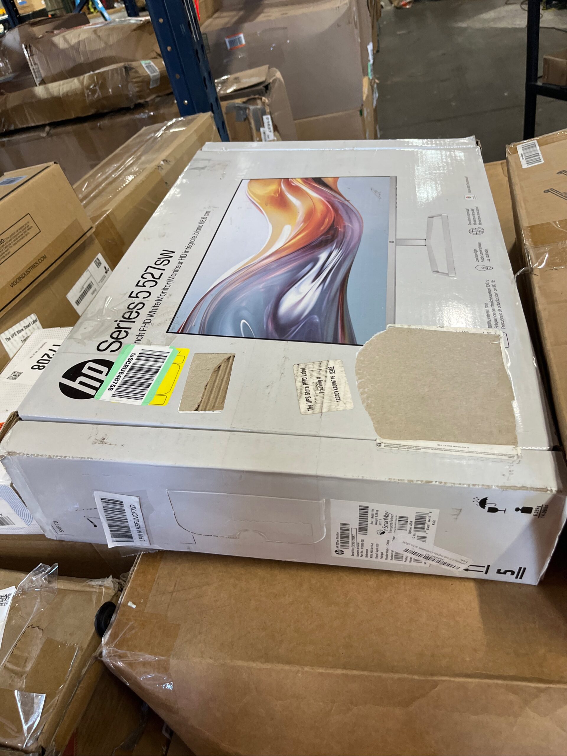 AUCT 21649 - $150 HP Series 5 27 inch FHD Monitor, Full HD Display (1920 x 1080), IPS Panel, 99% sRGB, - Image 5