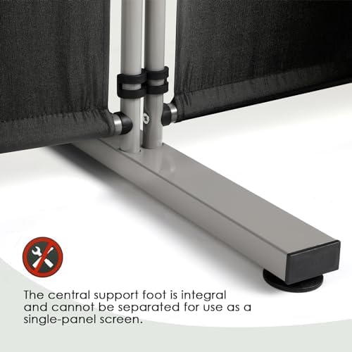AUCT 20438 - $74 Rantila 2 Large Panels Room Divider,Portable Office Divider,Convenient Movable,Folding - Image 3