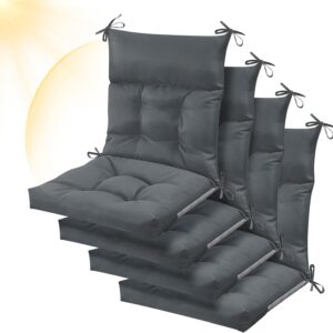 AUCT 21689 - $105 Sintuff 44 x 21 x 4 Patio Chair Cushions Outdoor Chair Cushions Seat/Back Tufted Pill