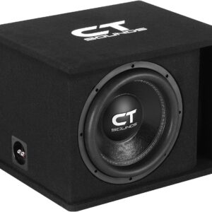 AUCT 20959 - $220 CT Sounds Single 12" 1300W Loaded Tropo Series Ported Car Subwoofer Box - TROPO-1X12D