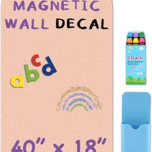 AUCT 20485 - Arch Magnetic Wall Decal - 40" x 18" Matte Finish Chalkboard Sticker for Wall - Magnetic B