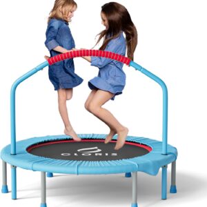 AUCT 22054 - $100 CLORIS 38in/48in Folding Trampoline - Max Load 220lbs / 450lbs Trampoline Rebounder T