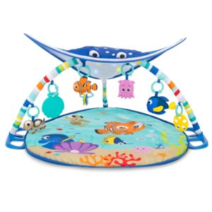 AUCT 21084 - $70 Bright Starts Disney Baby Finding Nemo Mr. Ray Ocean Lights & Music Gym, Ages Newborn