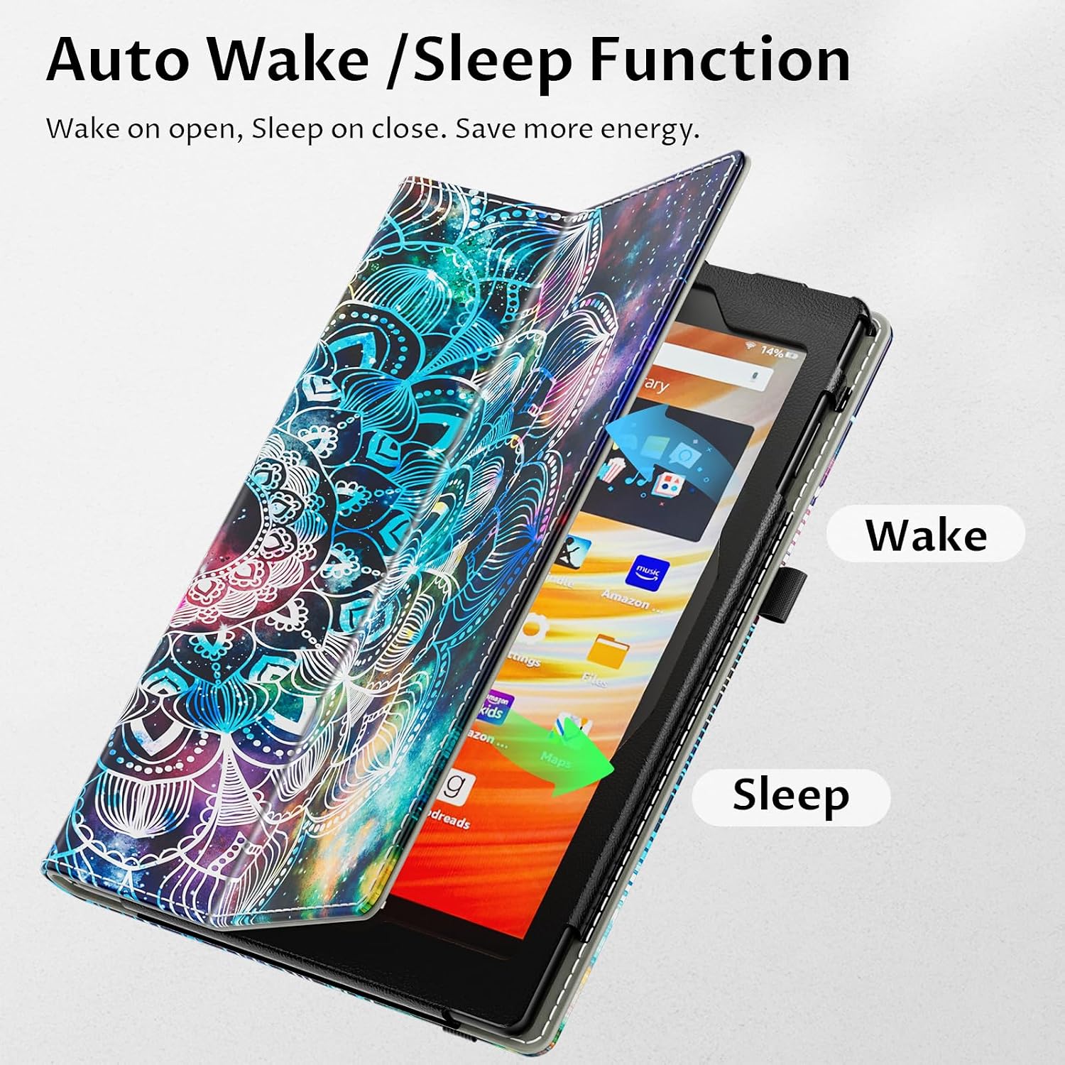 AUCT 20213 - VORI Case for 2023/2021 Release Amazon Kindle Fire HD 10 Tablet (13th/11th Generation) and - Image 3