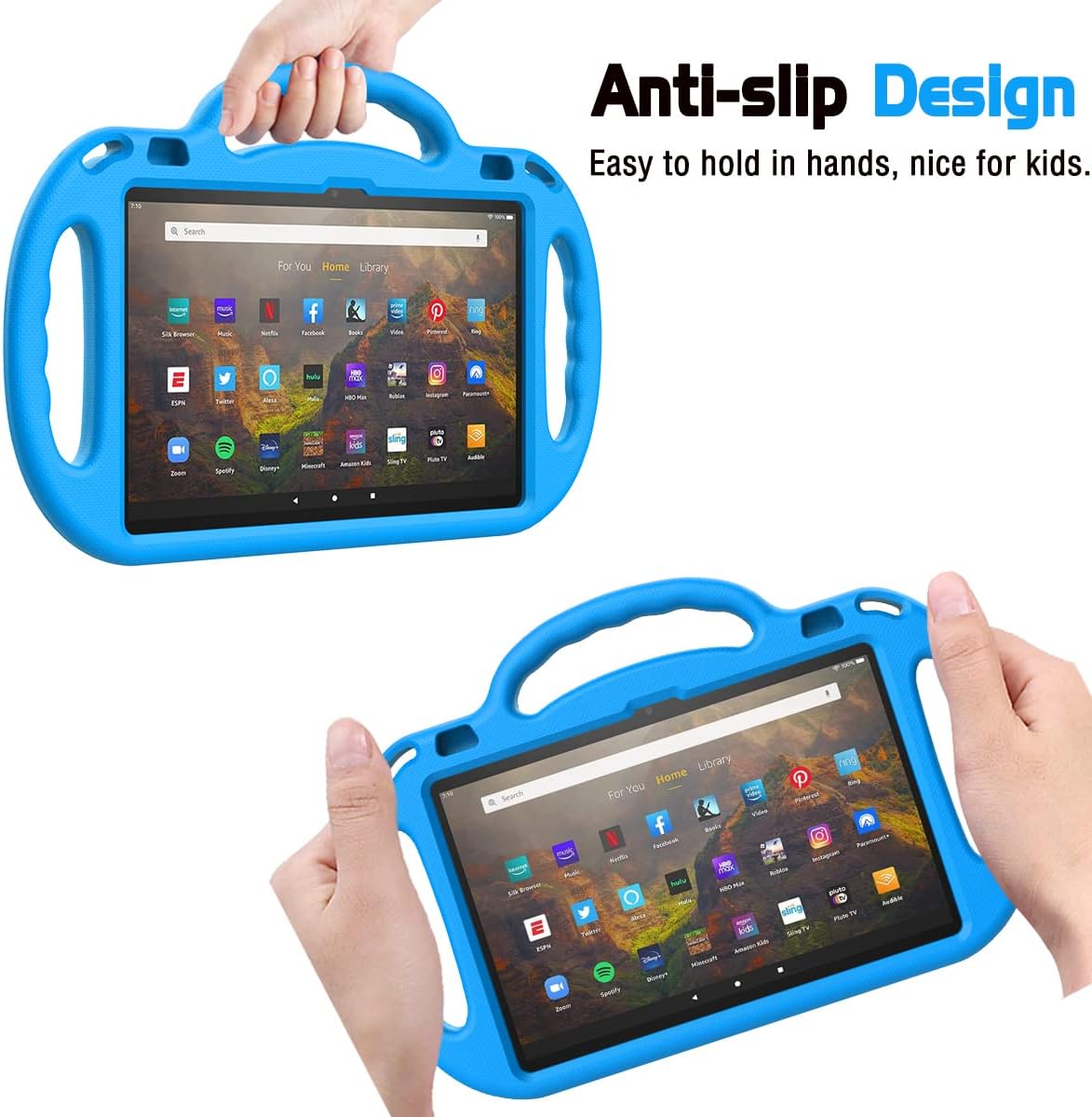 AUCT 22455 - AVAWO Kids Case for Fire HD 10 & Fire HD 10 Plus Latest Model Tablet (13th/11th Generation - Image 3