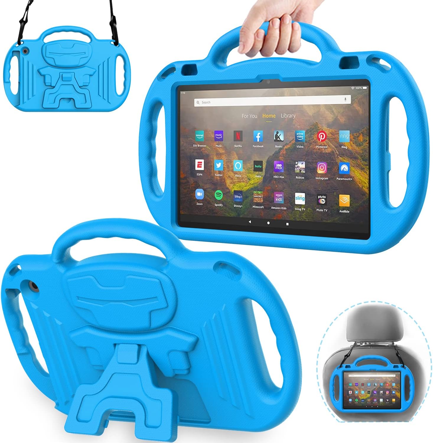 AUCT 22455 - AVAWO Kids Case for Fire HD 10 & Fire HD 10 Plus Latest Model Tablet (13th/11th Generation