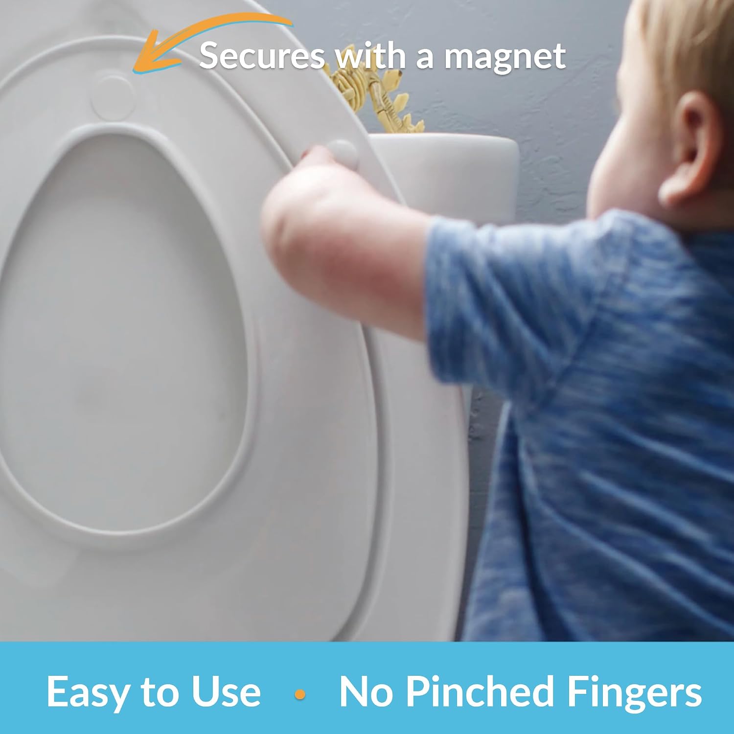 AUCT 22512 - Mayfair NextStep2 Toilet Seat with Built-In Potty Training Seat, Slow-Close, Removable tha - Image 3