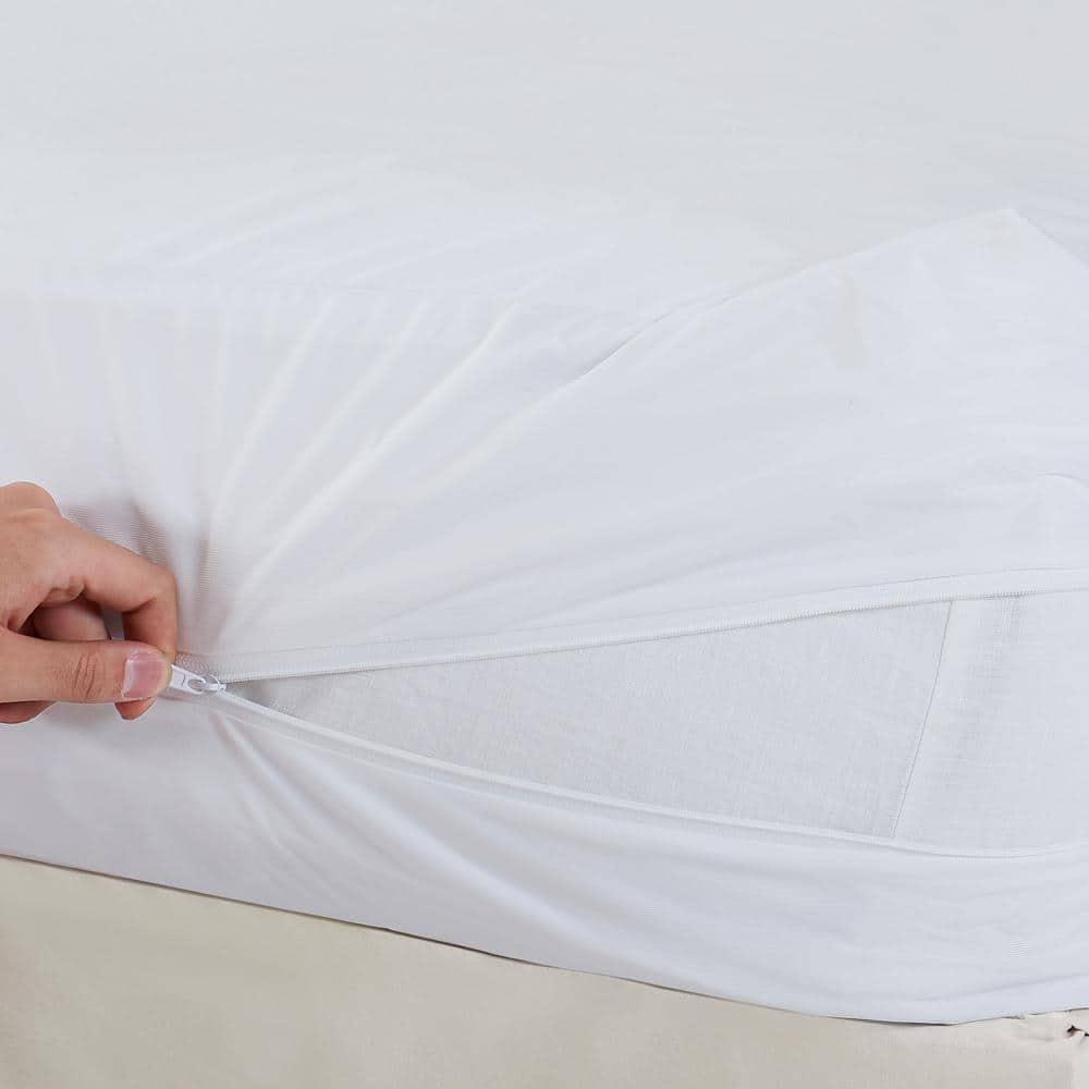 AUCT 20420 - Zippered Mattress Cover with Bug Blocker - Image 4