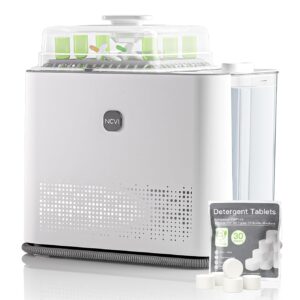 AUCT 21770 - $171 NCVI Large Baby Bottle Washer, Sterilizer and Dryer, Holds 6 Bottles