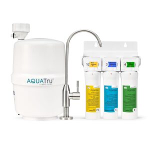 AUCT 20840 - $375 AquaTru Under Sink Reverse Osmosis Water Filter System | Certified to Remove Lead, Ch