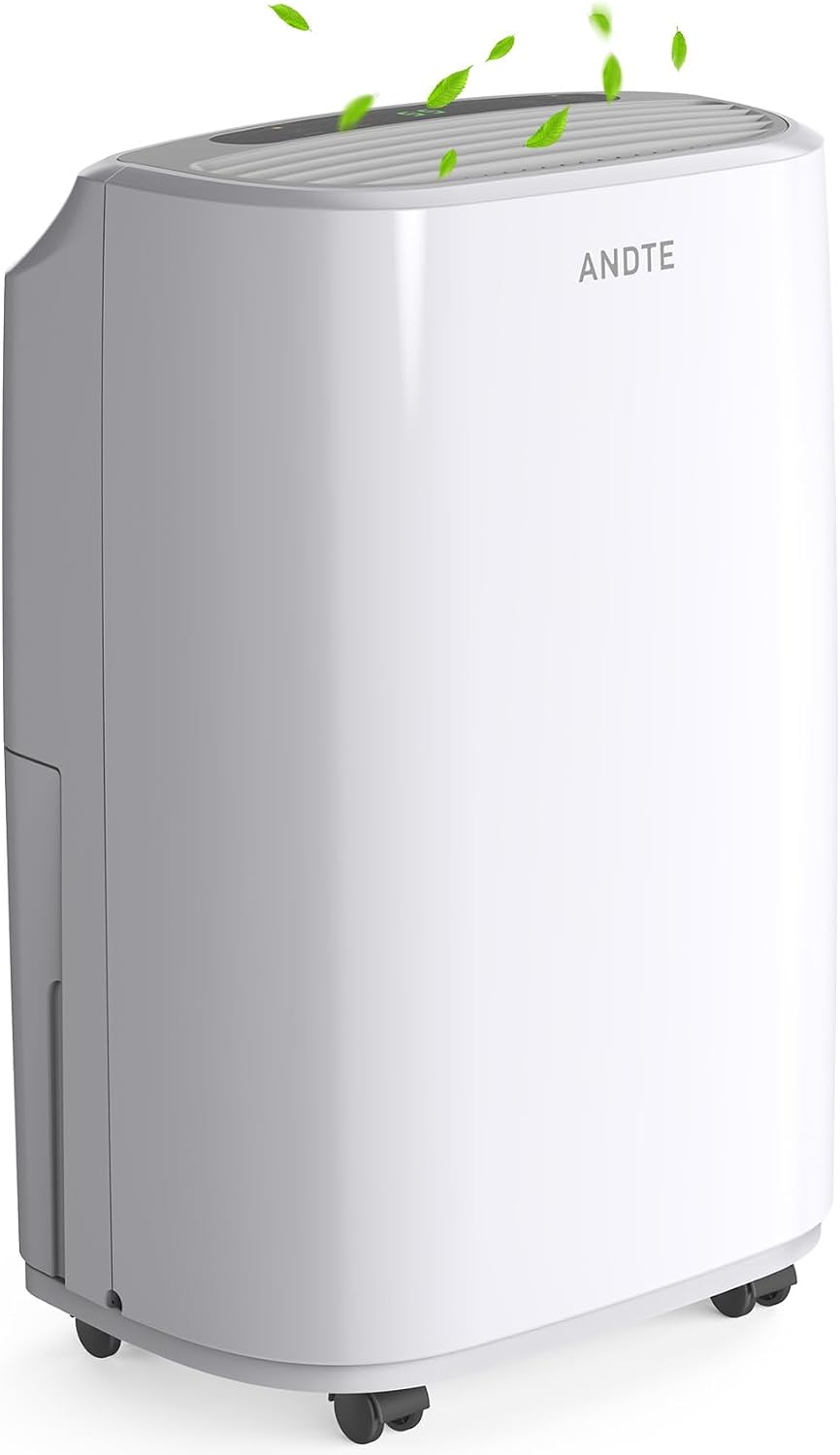 AUCT 22217 - $127 2500 Sq.Ft Dehumidifier for Home Basement, ANDTE 34 Pints Dehumidifier with Drain Hos