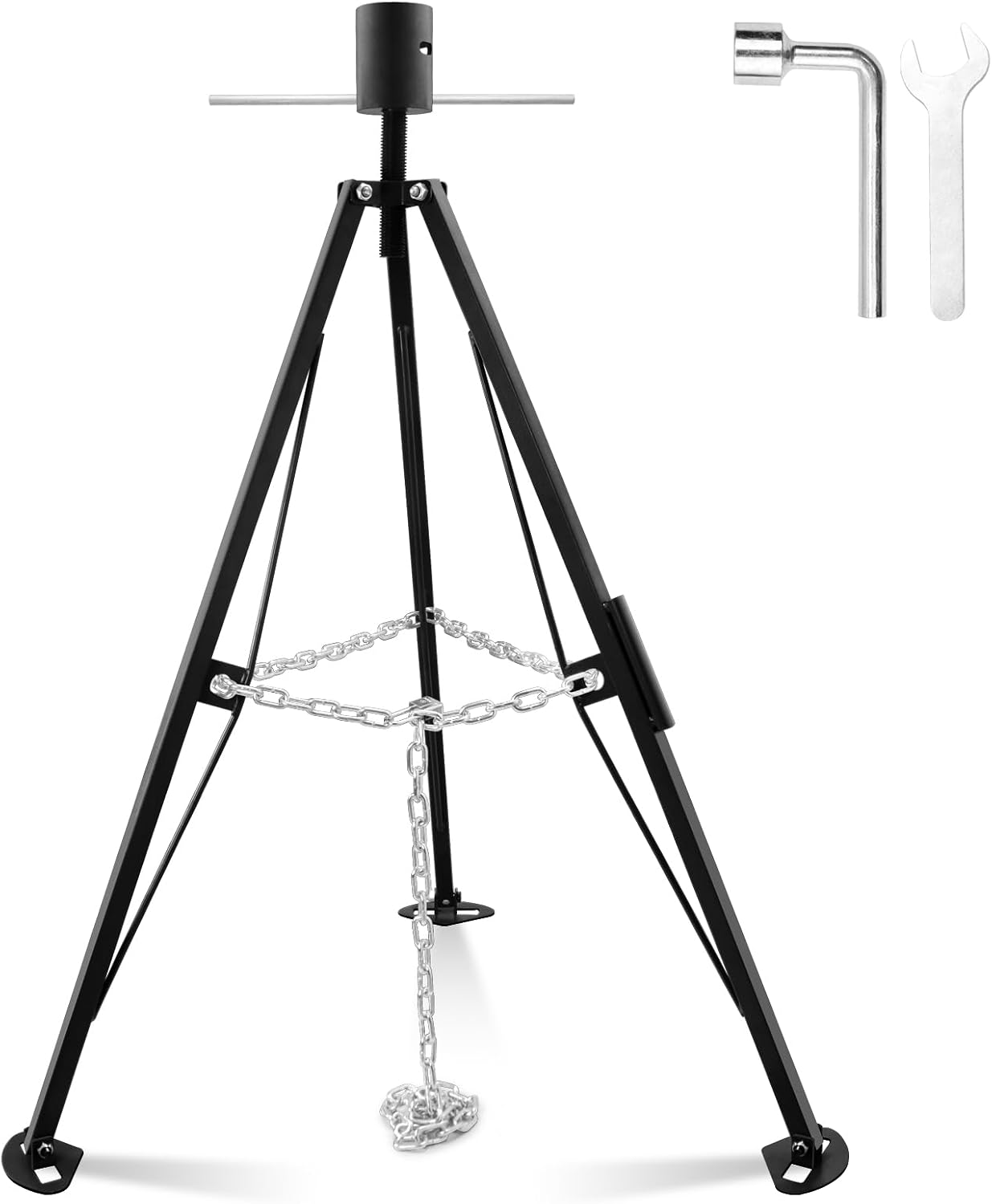 AUCT 22447 - $71 Gooseneck Tripod Stabilizer for 5th Wheel or Trailer, Adjustable Stabilizer with 7500l