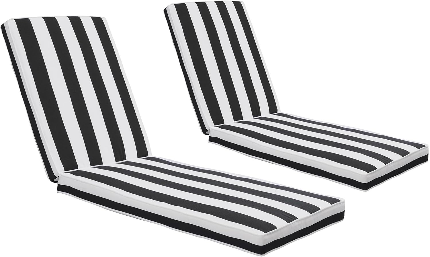 AUCT 21523 - $149 Only choice Chaise Lounge Cushions Outdoor, Fade & Water Resistant Patio Lounge Chair
