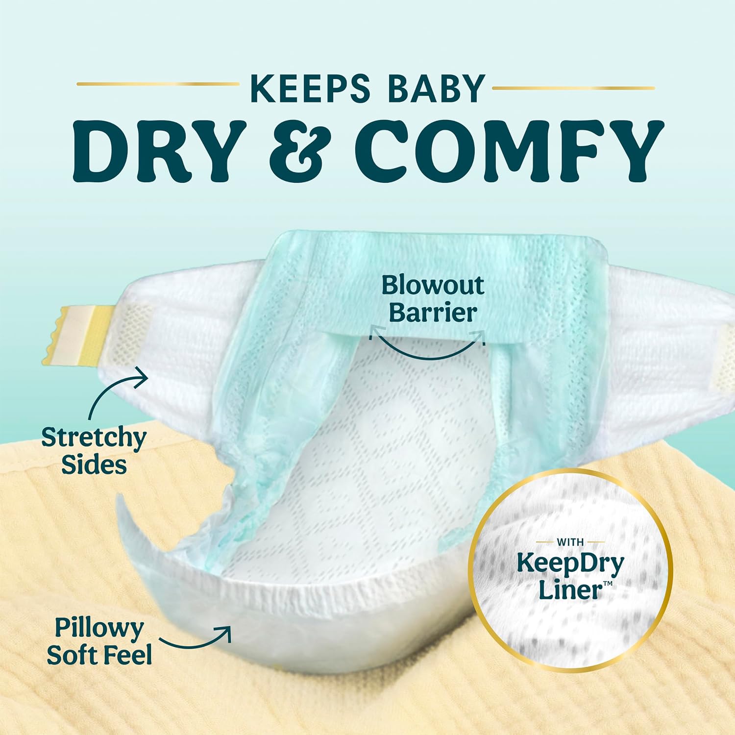 AUCT 20954 - Swaddlers Diapers, Size 2 (10-22 lbs), 84 Count, Absorbent, Keeps Baby Dry and Comfortable - Image 3
