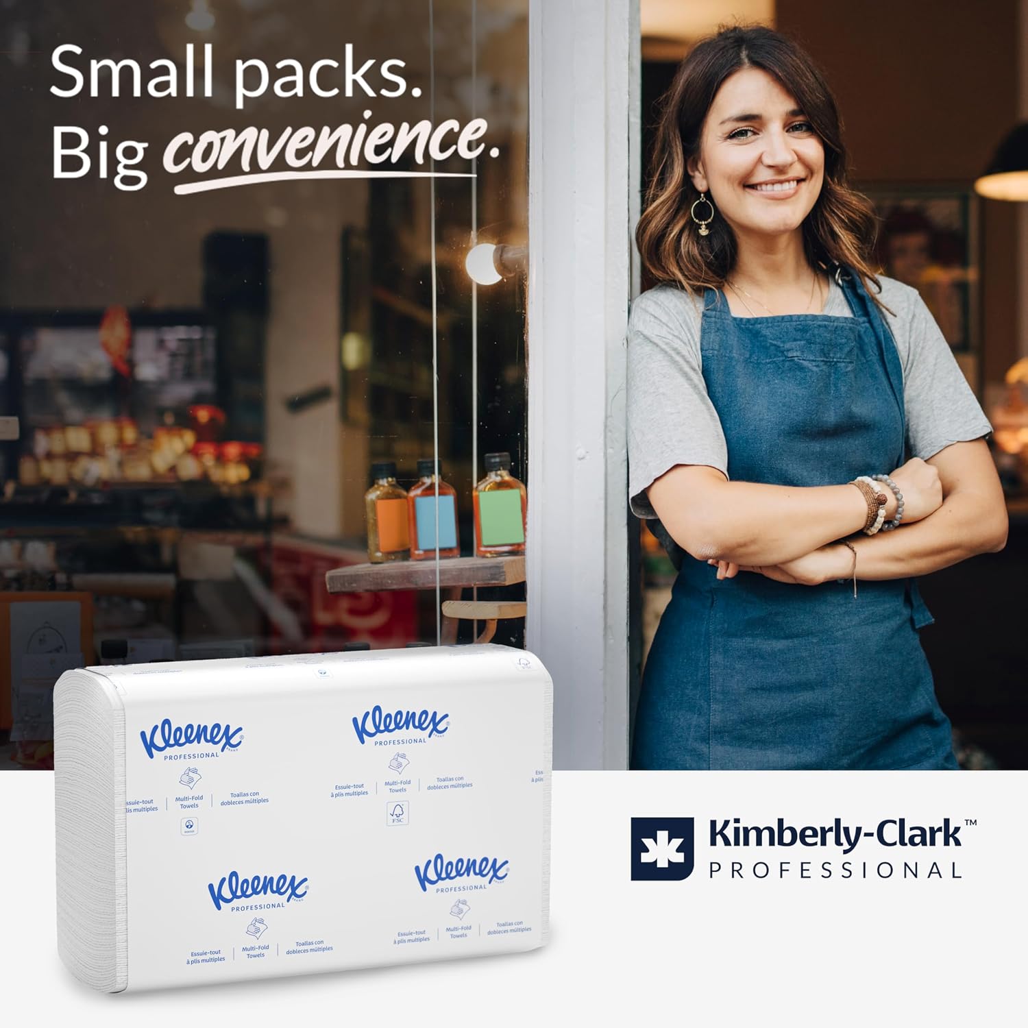 AUCT 21812 - Kleenex Professional Multifold Paper Towels, Bulk, 8 x 150 Sheets (02046) - Image 3