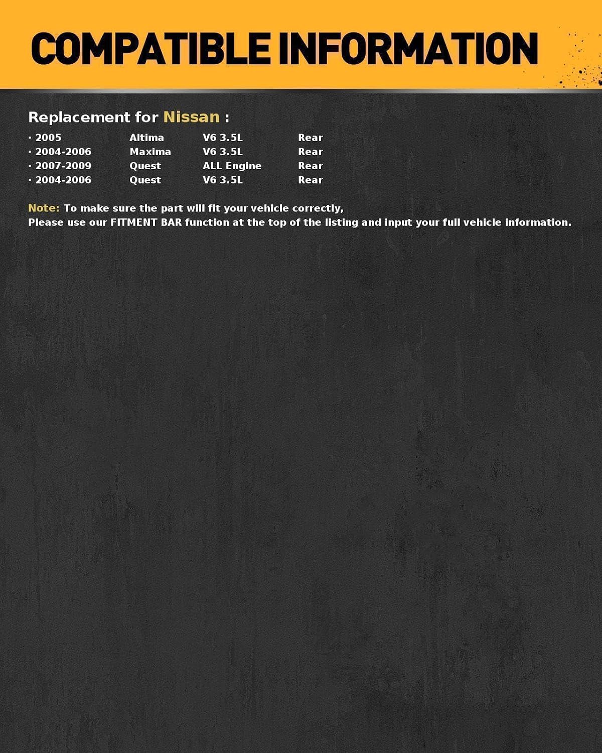 AUCT 22448 - $103 KAC 54686 1pcs High Flow Catalytic Converter Kit Replacement for 2004-2008 Maxima 3.5 - Image 3