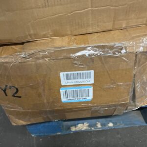 AUCT 22004 - $116 Set of 2 4.80-12 4.80x12 480-12 4.80-12 Trailer Tires with 12" Rims, 5 Lug on 4.5", L
