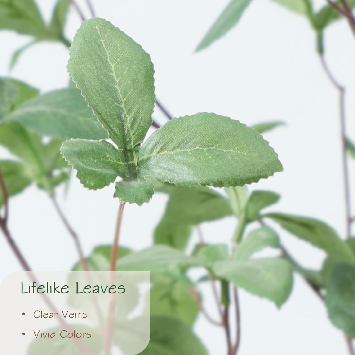 AUCT 20999 - $72 Bellacat 6ft Artificial Quince Leaf Tree with Realistic Trunks, 72in Faux Quince Leaf - Image 2