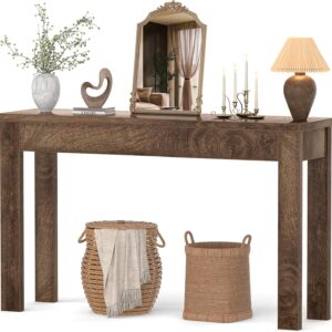 AUCT 21237 - $81 Armocity Console Table for Entryway, 47" Farmhouse Sofa Tables Narrow Long