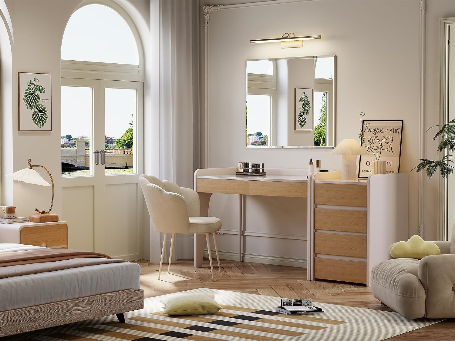 AUCT 21897m - $80 Frameless Bathroom Mirror, 30"x36" Beveled Bathroom Mirror for Vanity, Wall Mount Mirr - Image 3