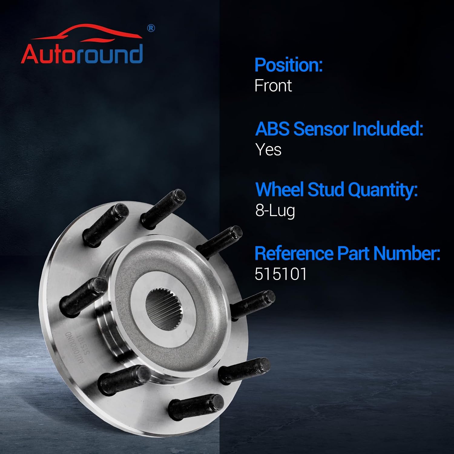 AUCT 22085 - $150 Autoround 515101 Wheel Hub Assembly Fits 06-08 Dodge Ram 1500 2500 3500 - Image 3