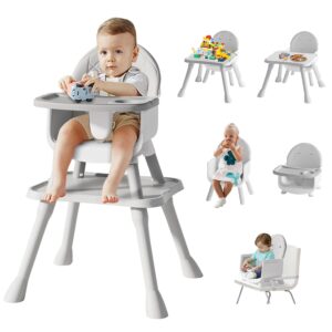 AUCT 22196 - $90 6 in 1 Baby High Chair for Babies and Toddlers, Booster Seat, Toddler Chair