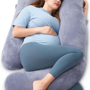AUCT 20789 - Momcozy Pregnancy Pillow for Sleeping - U Shaped Full Body Maternity Pillow