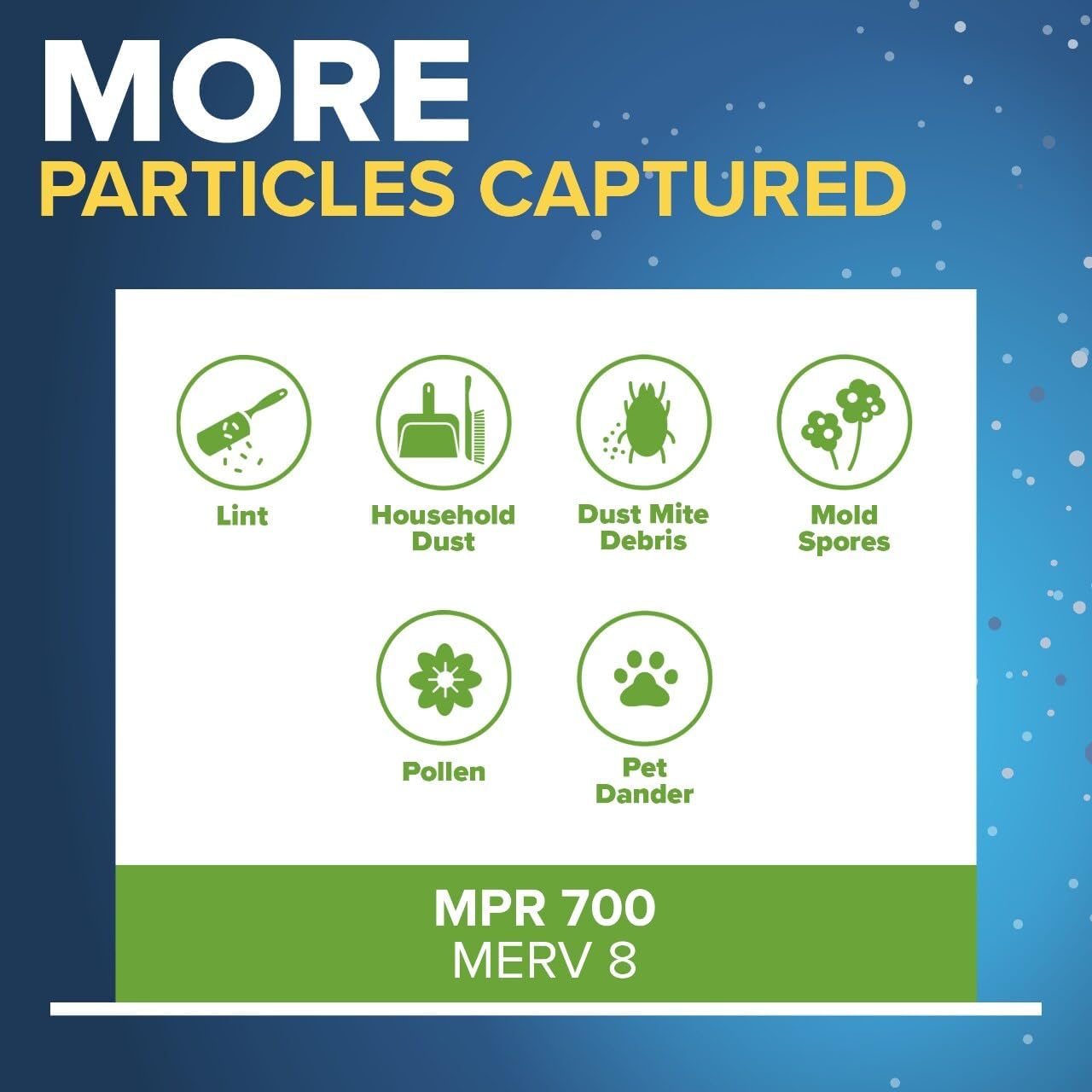 AUCT 20880 - $60 Filtrete 20x25x1 AC Furnace Air Filter, MPR 700, MERV 8, Tough on Pollen, Easy on Airf - Image 4