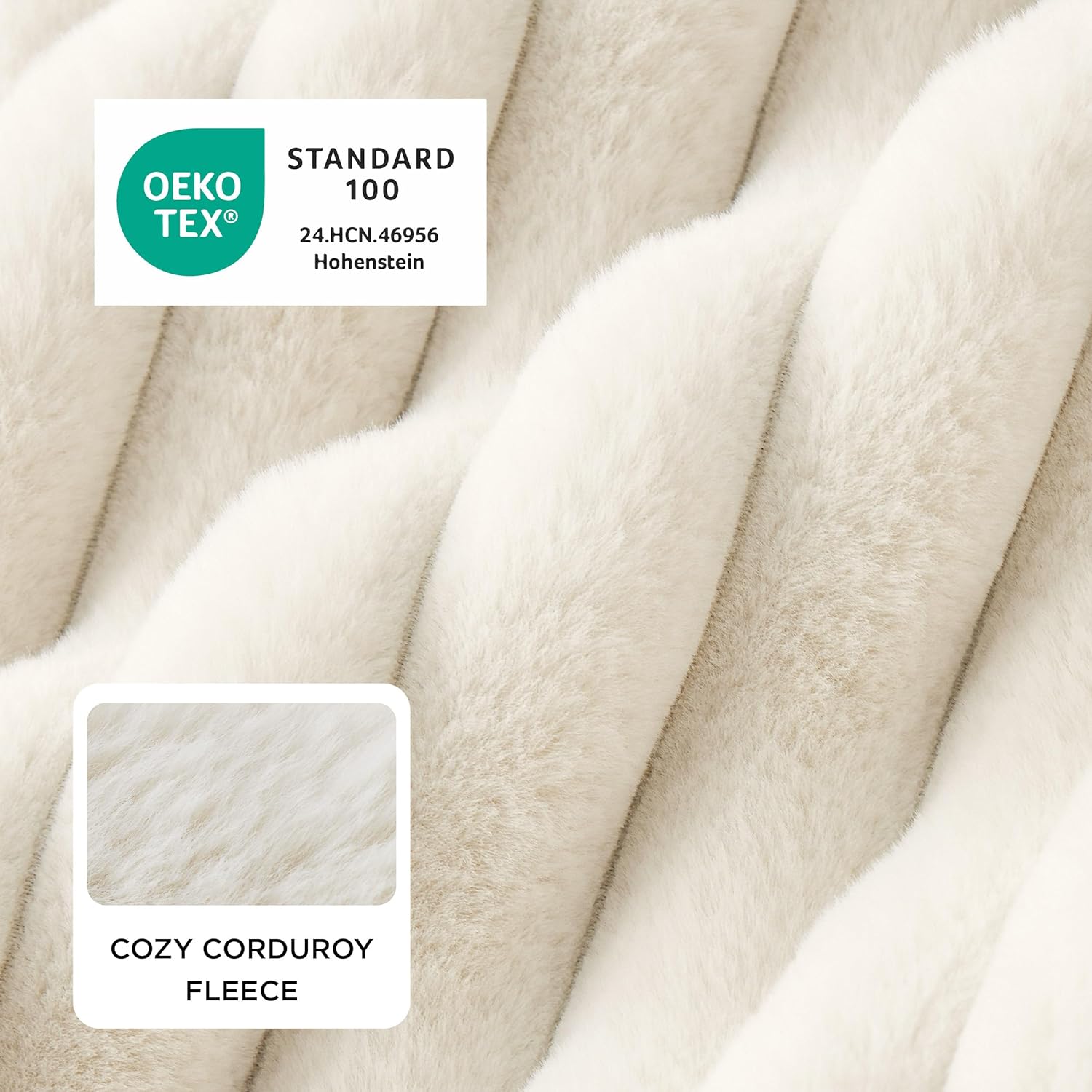 AUCT 21032 - Bedsure ComfyFleece Cute Dog Bed for Small Medium Dogs Washable,25in Cream - Image 2