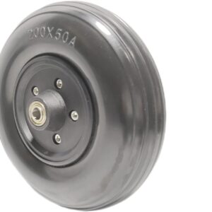 AUCT 21374 - Wheelchair Caster Wheel with 7/16" Bearings & Urethane Tire(8"*2"), (200 * 50),Bariatric H
