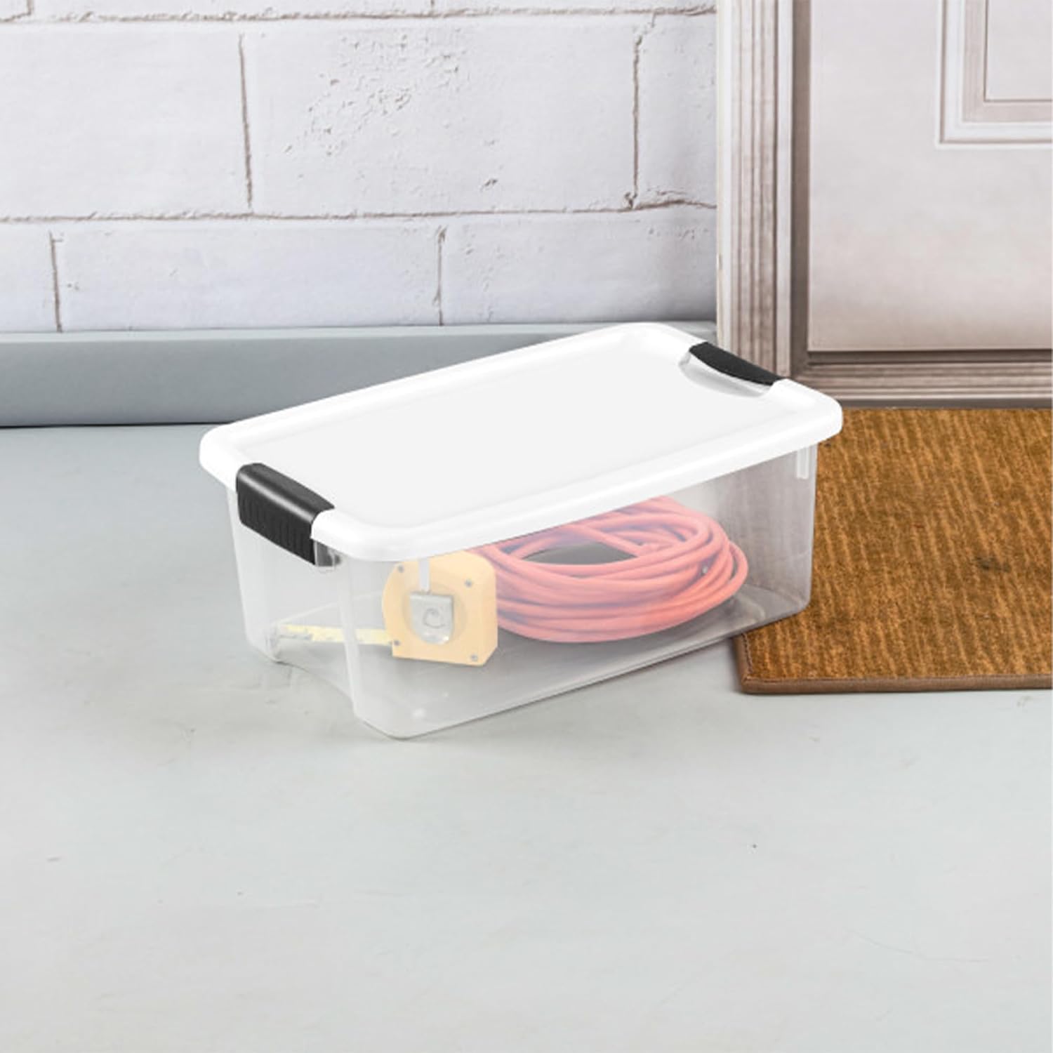 AUCT 21053 - Sterilite Ultra Latch Box with Lids for Home and Office, 18 Quart, 6-Pack - Image 4