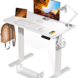 AUCT 20551 - $104 Kingant Standing Desk, 35x20 Inch Electric Height Adjustable Computer Desk