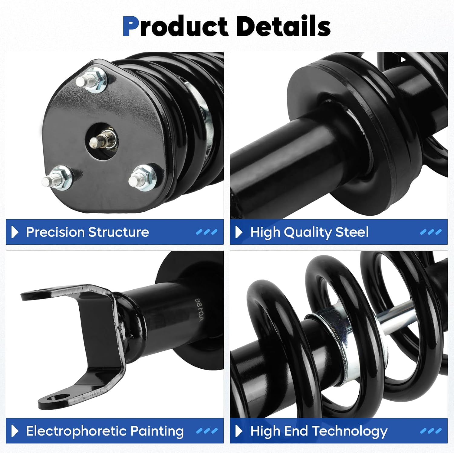 AUCT 22011 - $134 Front Complete Struts Assembly w/Coil Spring Shock Absorber Fit for Dodge Ram 1500 20 - Image 2