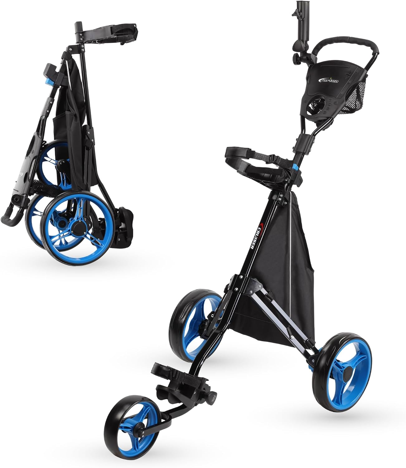AUCT 21699 - $85 PRECISE Cruiser - 3-Wheel Golf Push Cart