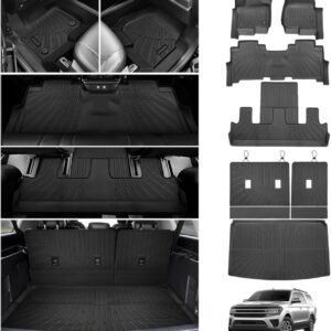 AUCT 21535 - $110 Cartist Floor Mats for Ford Expedition MAX 2018-2024 (7 & 8 Seats/2nd Row Bench Seat)