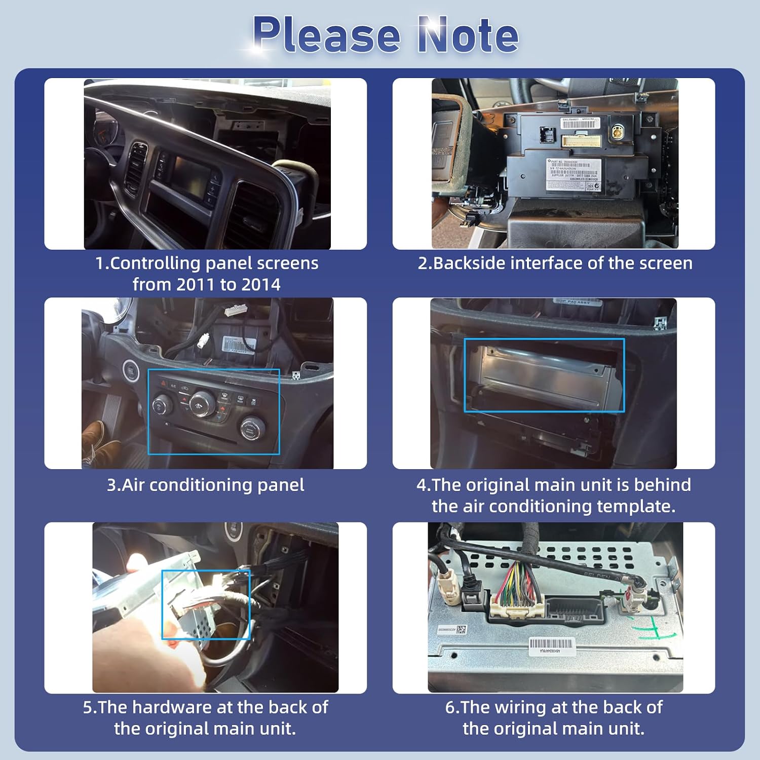 AUCT 21801 - $210 2+64 Volxcereo Car Radio for Dodge Charger 2011 2012 2013 2014 (LHD) - Image 3