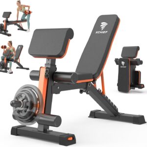 AUCT 21878 - $142 Adjustable Weight Bench - 1000LBS Capacity Heavy Duty Foldable Workout Bench for Full