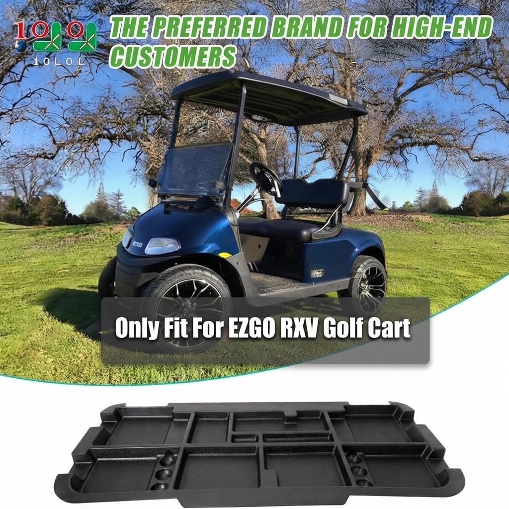AUCT 23156 - $70 10L0L Golf Cart Under Seat Storage Tray Only for 2008-UP EZGO RXV Electric Vehicle wit - Image 2