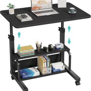 AUCT 23253 - WINAZ Small Portable Rolling Kids Desk - 32" Mobile Laptop Desk with Wheels for Small Spac