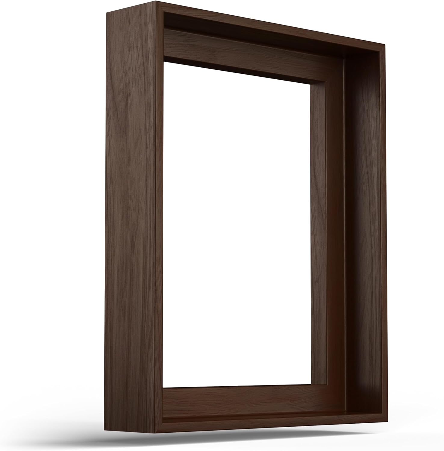 AUCT 24817 - 20x30 Inch Canvas Floater Frame for 1 1.25" Deep Canvas, Dark Brown - Image 2