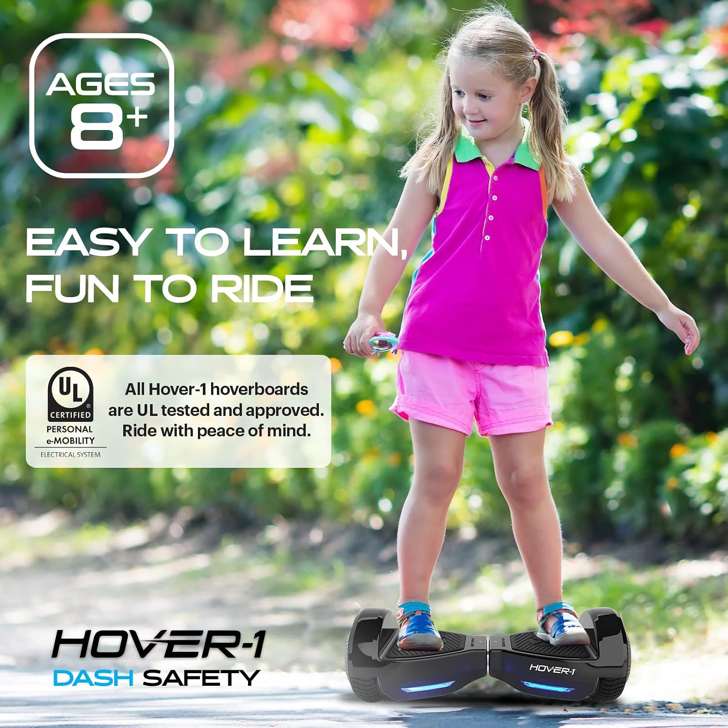 AUCT 24918 - $165 Hover-1 Dash Self Balancing Scooter with 5 mph Max Speed, Dual 75W Motors, 6.3" Tires - Image 4