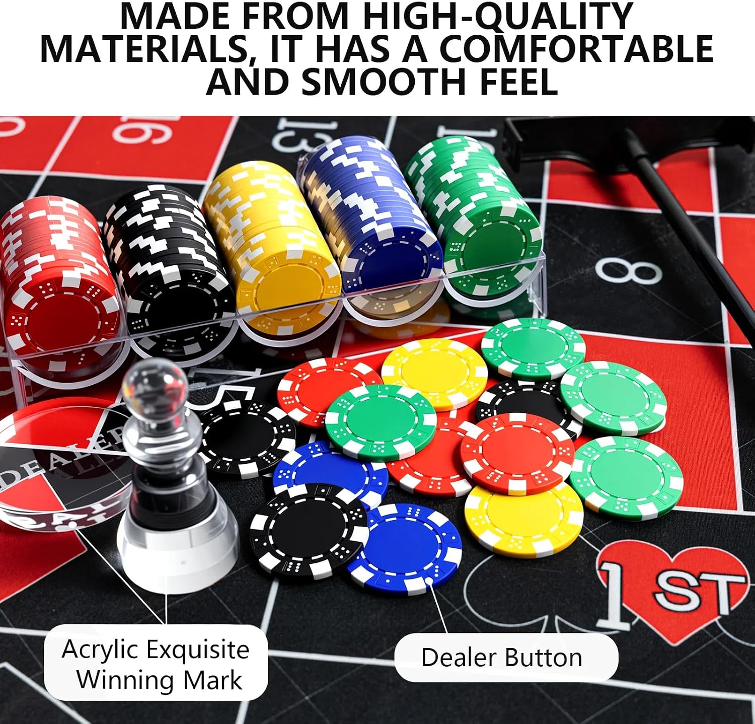 AUCT 22731 - $90 16 Inch Roulette Wheel Game Set - Image 4