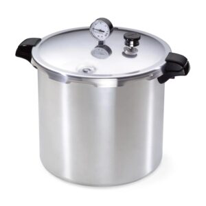 AUCT 24807 - $150 Presto Brushed Aluminum Pressure Cooker and Canner 23 qt