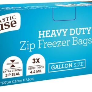 AUCT 24962 - $369 Zip HD Freezer Bags, 1 Gallon Size, Case of 240 (24 packs x 10)